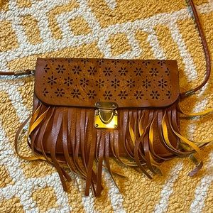 One size, brown, leather, cute purse